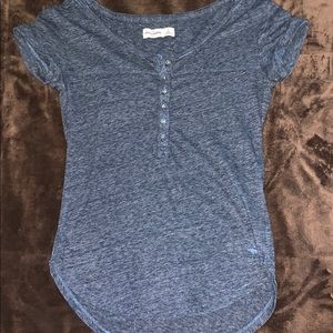Abercrombie blue shirt